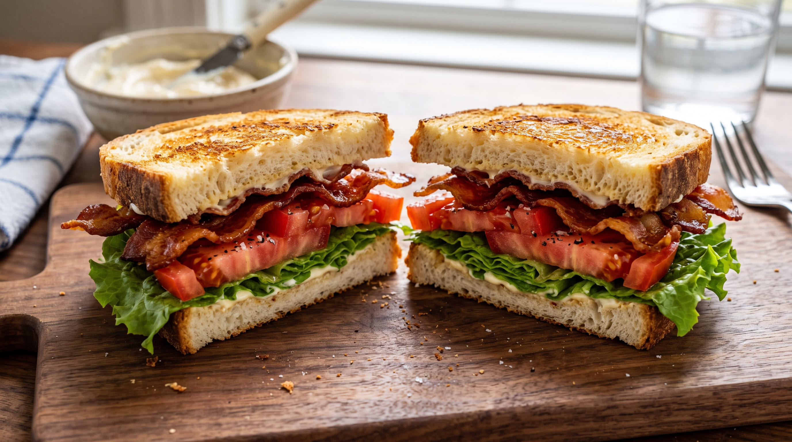 Classic BLT Sandwich — Hickory-smoked bacon, lettuce, tomato and mayo.