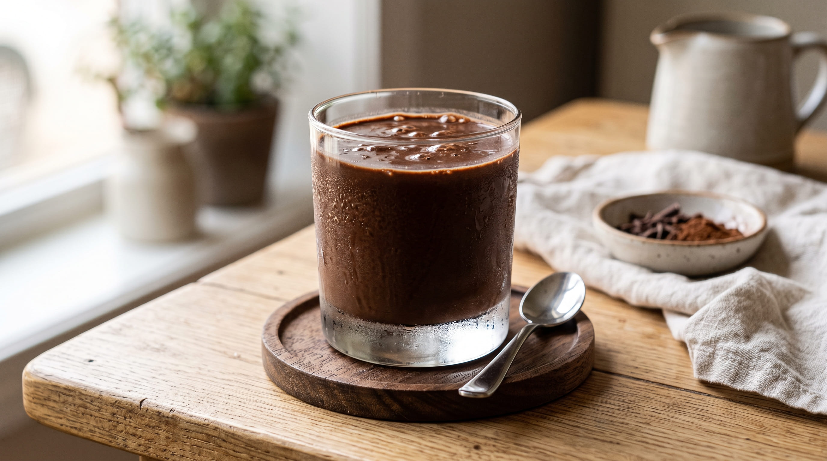 Large Chocolate Milk — Cold, creamy chocolate whole milk.