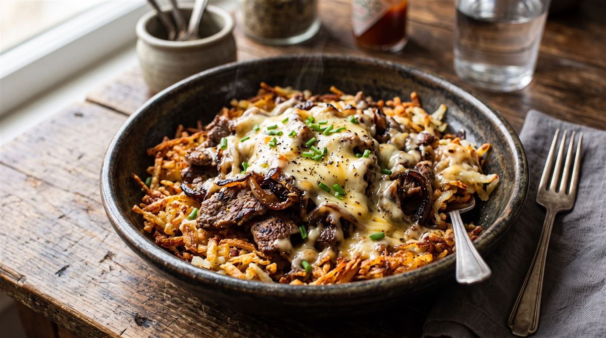 Spicy Jalapeño & Sausage Hashbrown Bowl