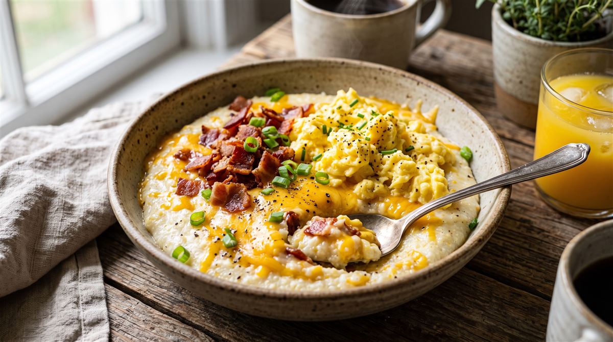 Traditional Buttered Grits