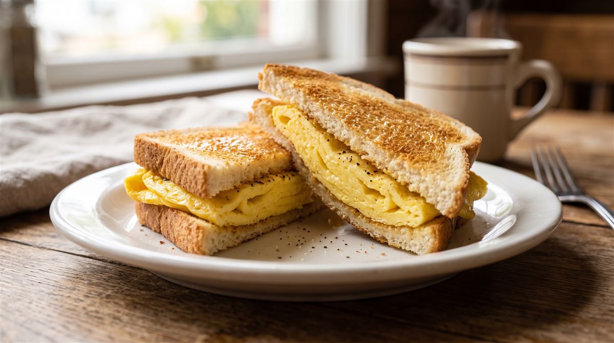 Egg & Melted Cheese Sandwich