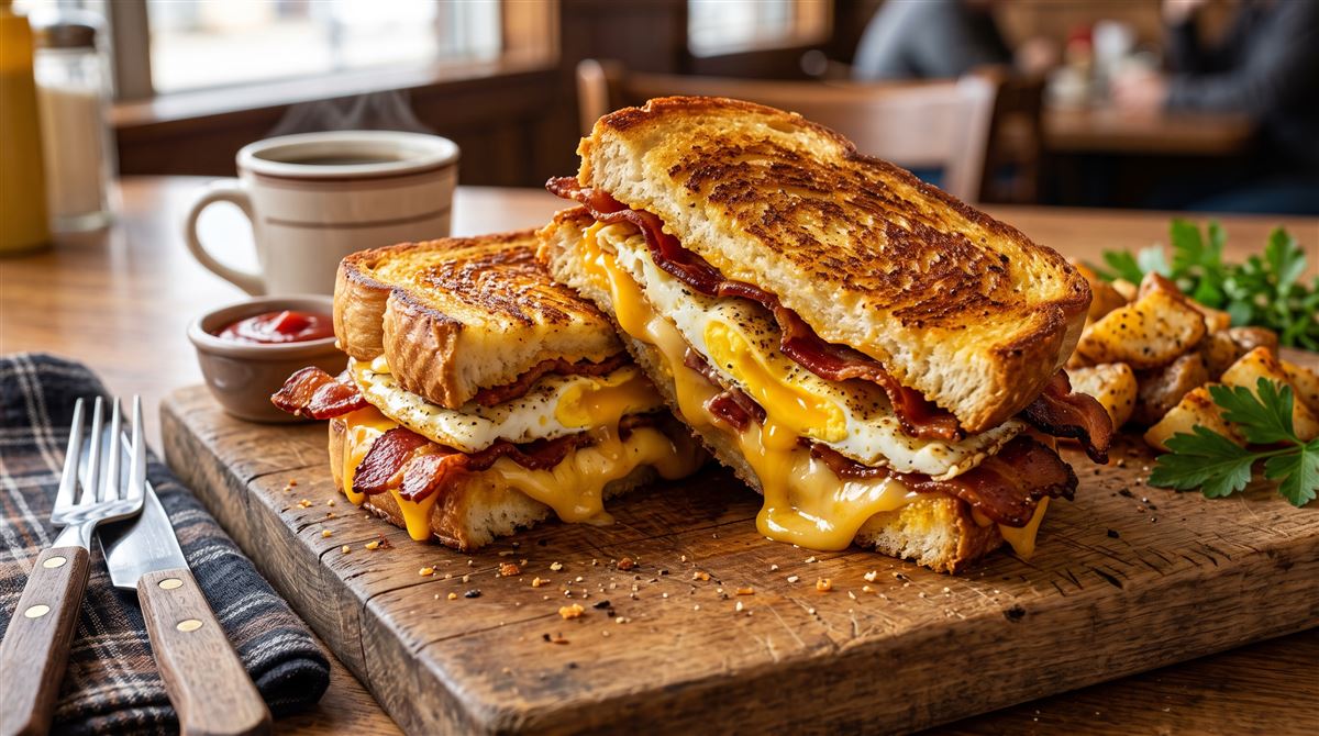 Texas Sausage, Egg & Cheese Melt