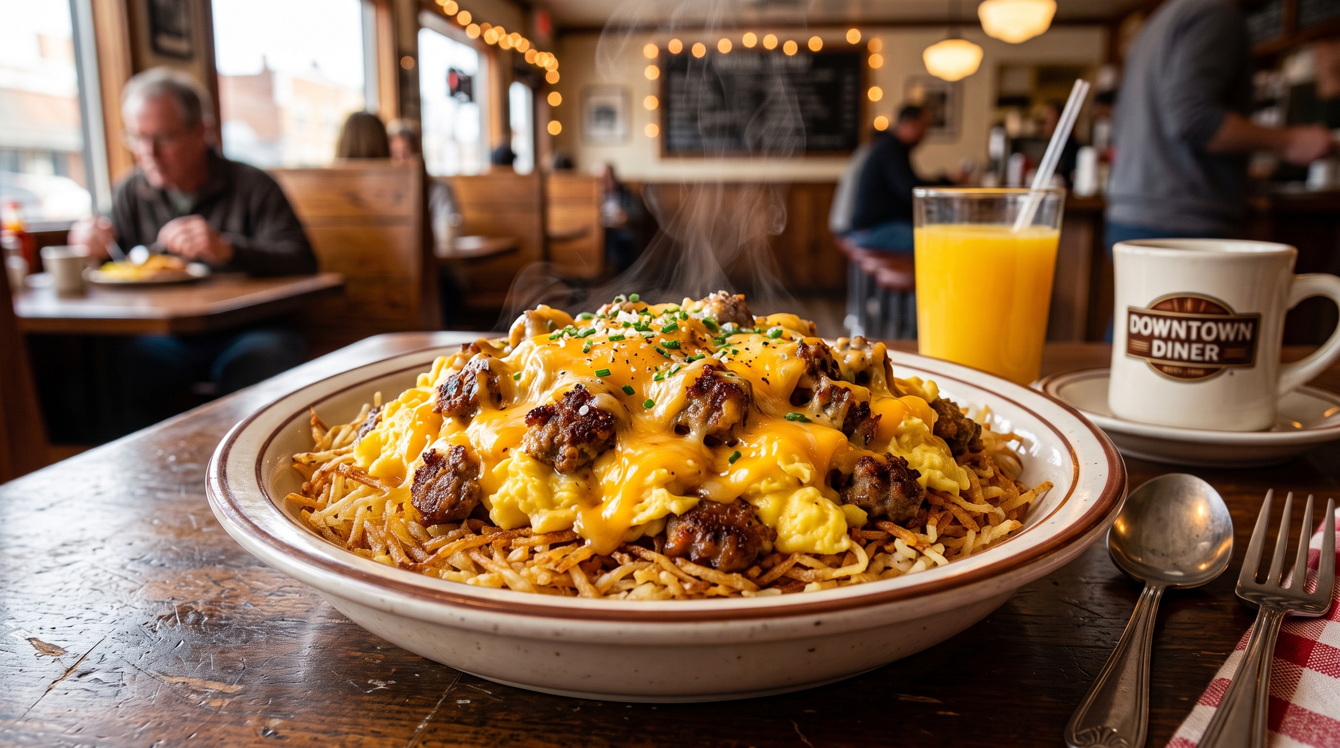 Cheesesteak Melt Hashbrown Bowl