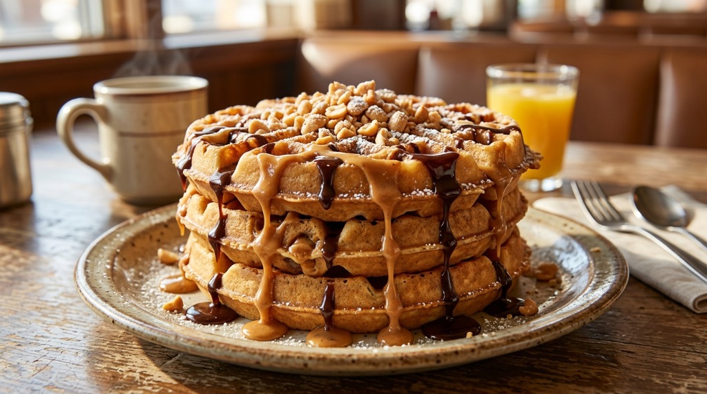 Peanut Butter Chip Waffle